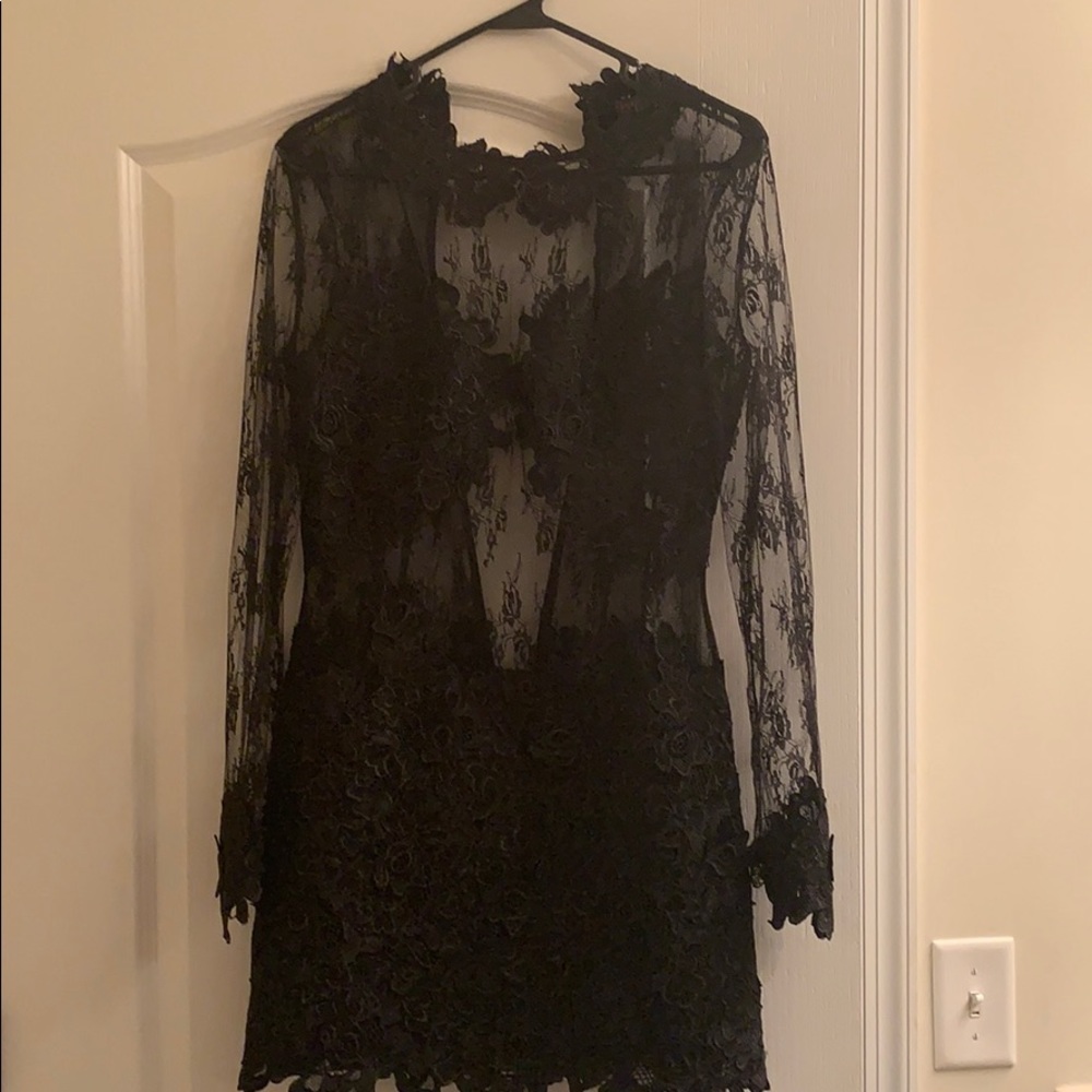 Cocktail Dress with detailed lace